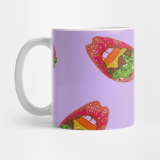 bruger lips pattern Mug